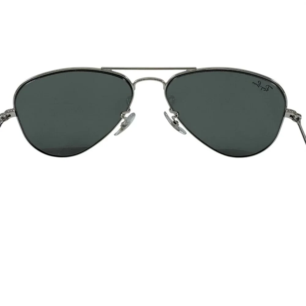 Ray Ban Jr Sunglasses Classic Aviator Silver Pilot Wire Frames R6 9506 52-14-125